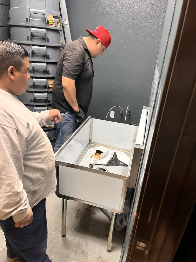 Commercial plumbing and sink installation in Golden Valley
